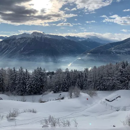 Mountain View With Parking & Fast Wifi Apartman Crans-Montana